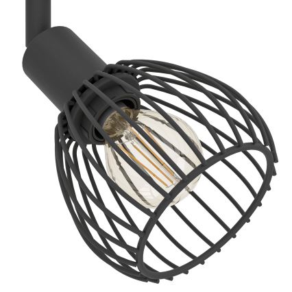 Eglo - Спот 3xE14/40W/230V черен