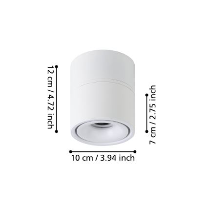 Eglo - LED Спот LED/8W/230V 3000K бял