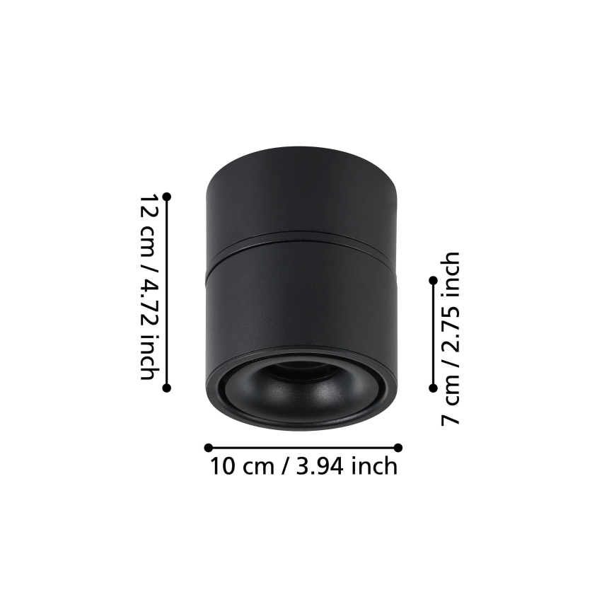 Eglo - LED Спот LED/8W/230V 3000K черен
