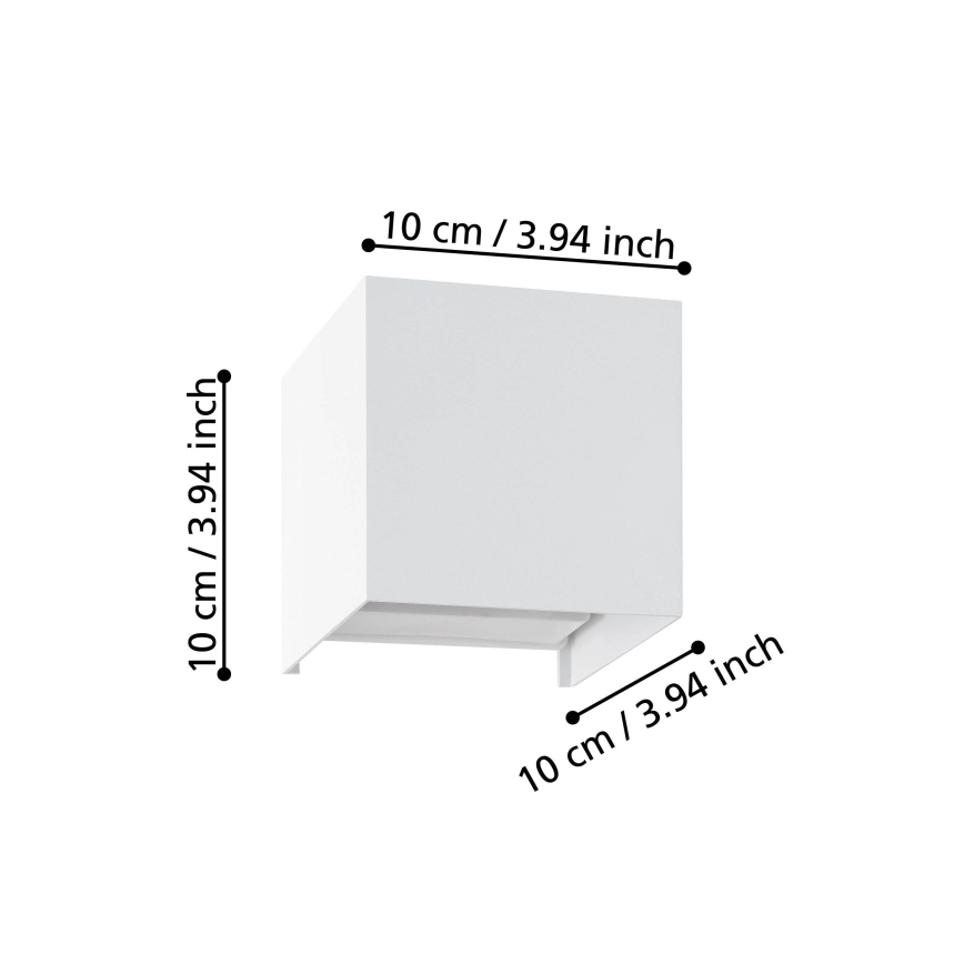 Eglo - LED аплик 2xLED/1,5W/230V 3000K бял