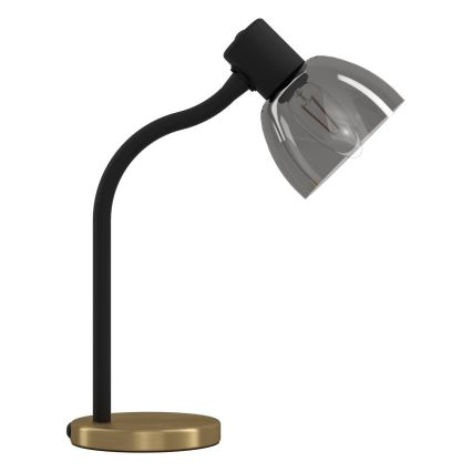 Eglo - Настолна лампа 1xE14/25W/230V златист/черен