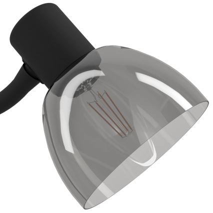 Eglo - Настолна лампа 1xE14/25W/230V златист/черен