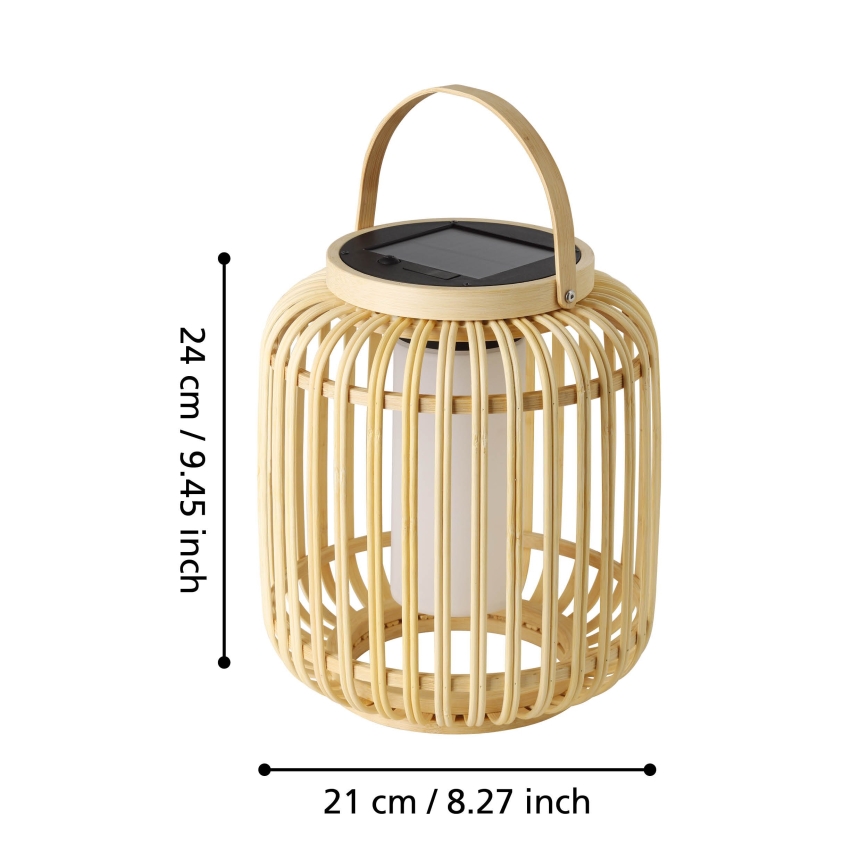 Eglo - LED Соларен настолна лампа LED/3,3W/3,7V 1800 mAh IP44