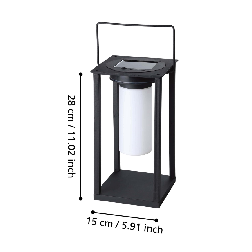 Eglo - LED Соларен настолна лампа LED/3,3W/3,7V IP44