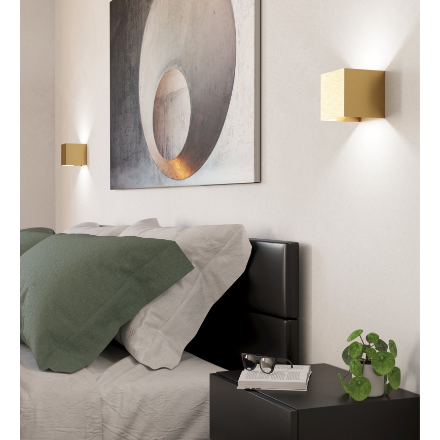 Eglo - LED аплик 2xLED/1,5W/230V 3000K златист