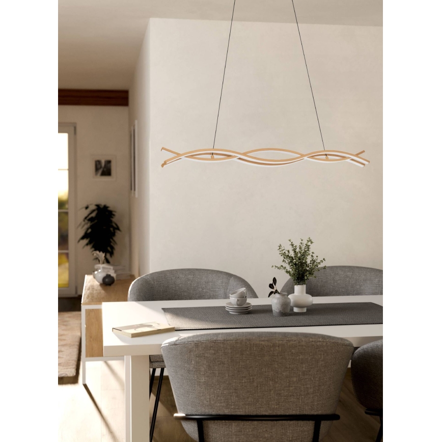 Eglo - LED полилей на кабел LED/35W/230V бежов
