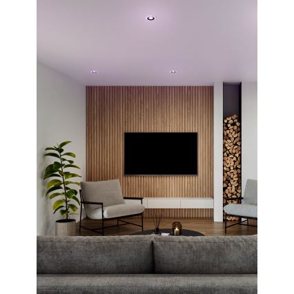 Eglo - К-кт 3x LED RGBW Димируема лампа за окачен таван на баня 3xLED/3,8W/230V 2700-6500K IP44 + дистанционно управление