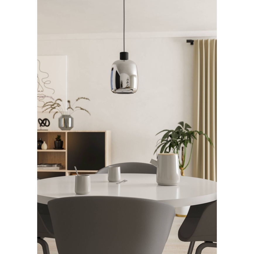 Eglo - LED RGBW Димируем пендел LED/3,7W/230V 2700-6500K черен ZigBee