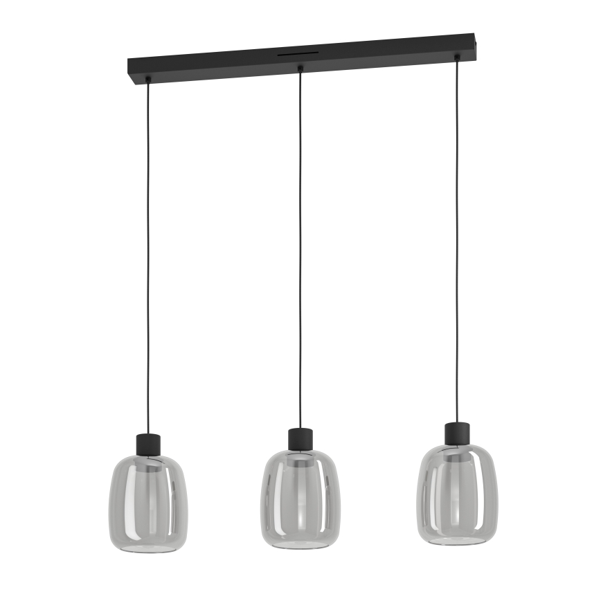 Eglo - LED RGBW Димируем пендел 3xLED/3,7W/230V 2700-6500K сив