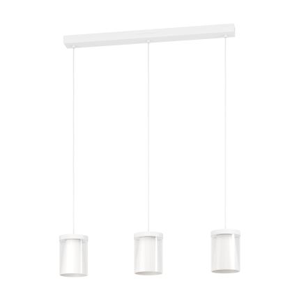 Eglo - LED RGBW Димируем пендел 3xLED/3,7W/230V 2700-6500K бял ZigBee