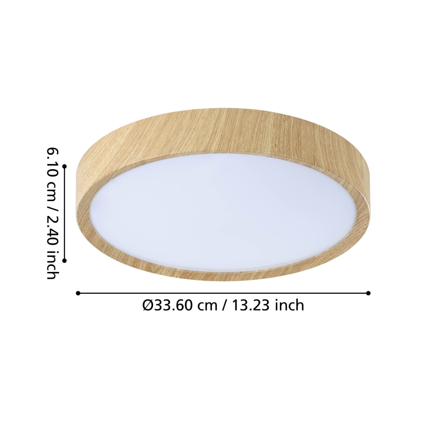 Eglo - LED Плафон за баня LED/14,6W/230V IP44 бежов