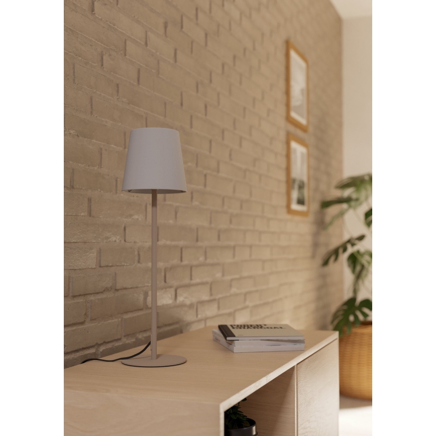 Eglo - Настолна лампа 1xE14/40W/230V кремава/бяла