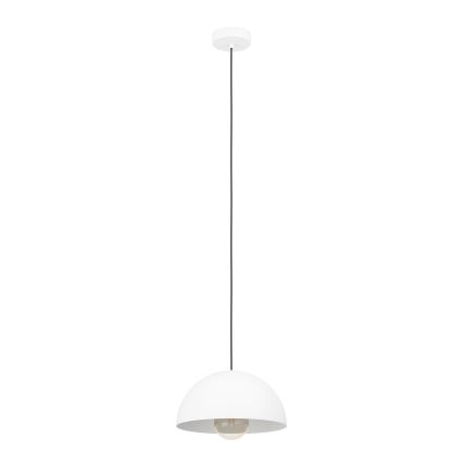 Eglo - Пендел 1xE27/40W/230V Ø 30 см бял