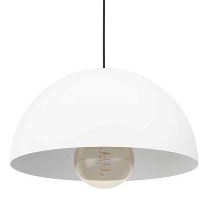 Eglo - Пендел 1xE27/40W/230V Ø 38 см бял