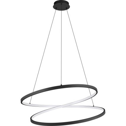 Eglo - LED Пендел LED/42W/230V 3000K черен