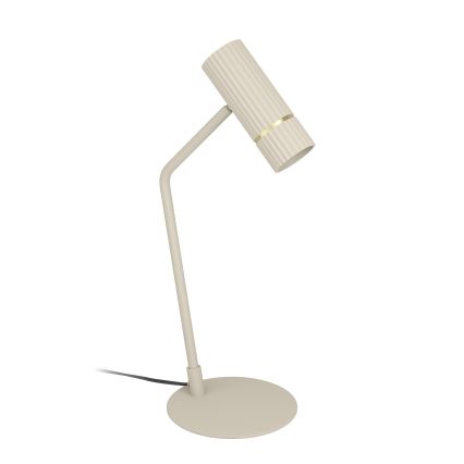 Eglo - LED Настолна лампа 1xGU10/5W/230V 3000K бежов
