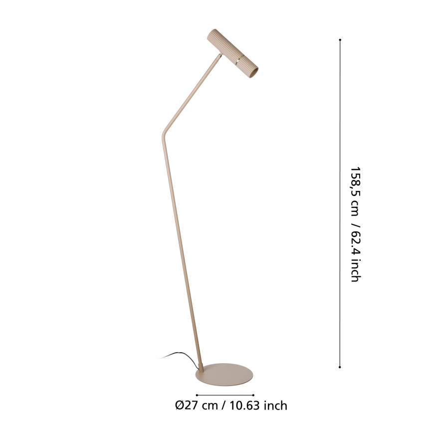 Eglo - LED Лампион 1xGU10/5W/230V 3000K бежов