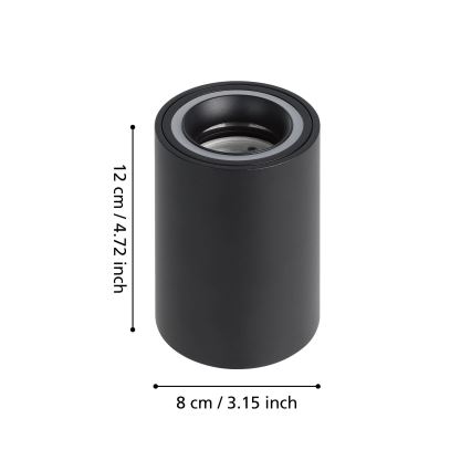 Eglo - LED RGBW Димируем спот LED/4,9W/230V 2700-6500K черен