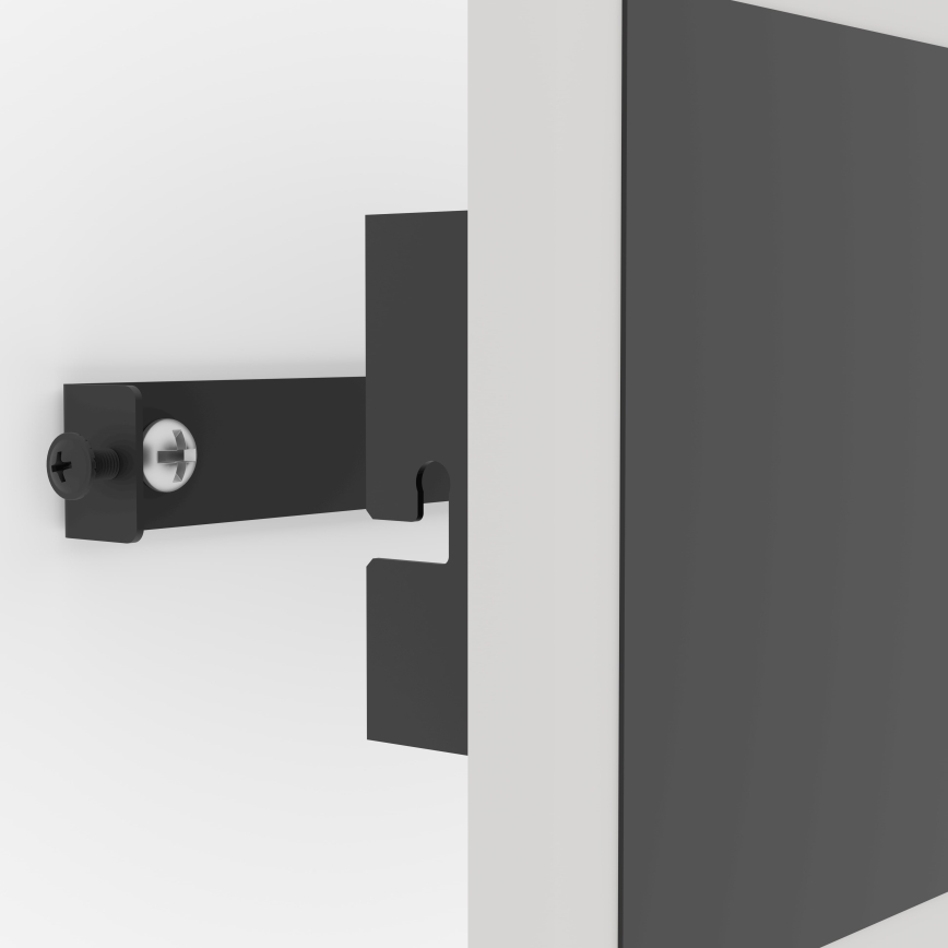 Eglo - LED аплик LED/12W/230V 3000K 12x23 см черен