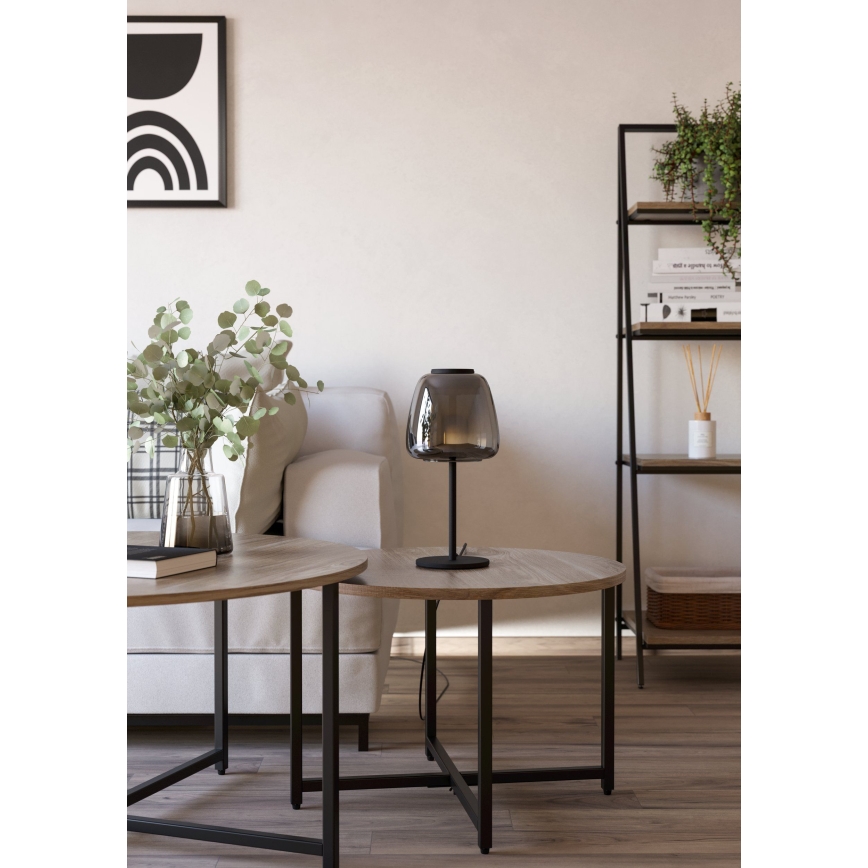 Eglo - LED RGBW димируема настолна лампа LED/7,7W/230V 2700-6500K опушена