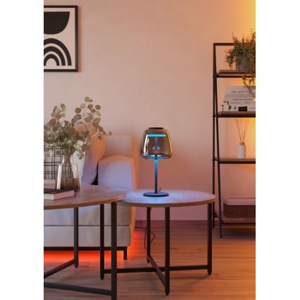 Eglo - LED RGBW димируема настолна лампа LED/7,7W/230V 2700-6500K опушена