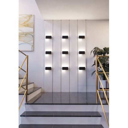 Eglo - LED аплик LED/6W/230V 3000K черен