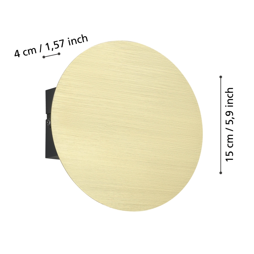 Eglo - LED аплик LED/4W/230V 3000K златист
