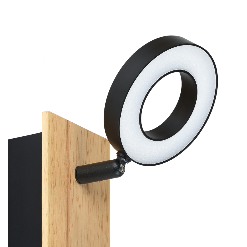 Eglo - LED стенен спот LED/4,2W/230V черно/кафяво