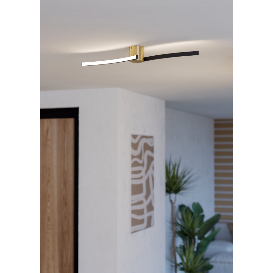Eglo - LED Плафониера LED/12W/230V 4000K черен