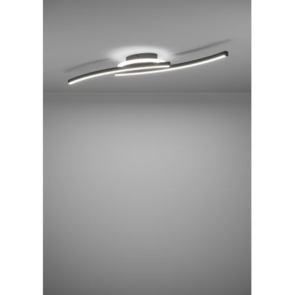 Eglo - LED Плафониера LED/12W/230V 4000K черен