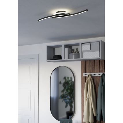 Eglo - LED Плафониера LED/12W/230V 4000K черен