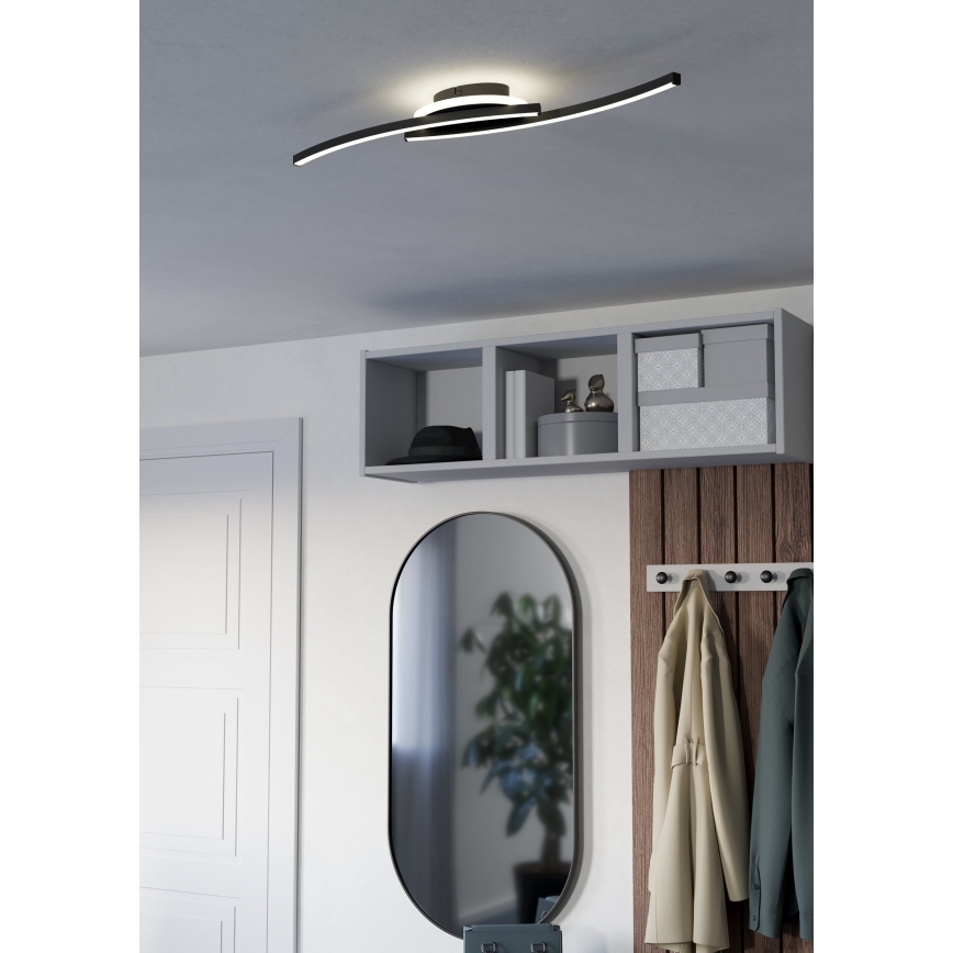 Eglo - LED Плафониера LED/12W/230V 4000K черен