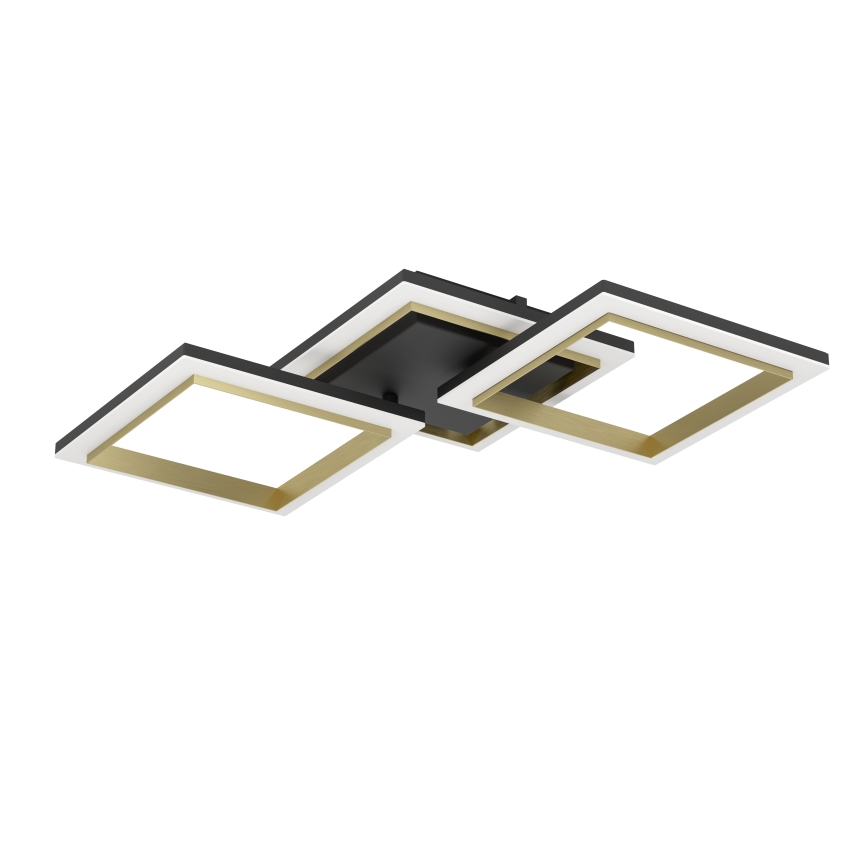 Eglo - LED Димируем плафон LED/20W/230V 4000K черен/златист