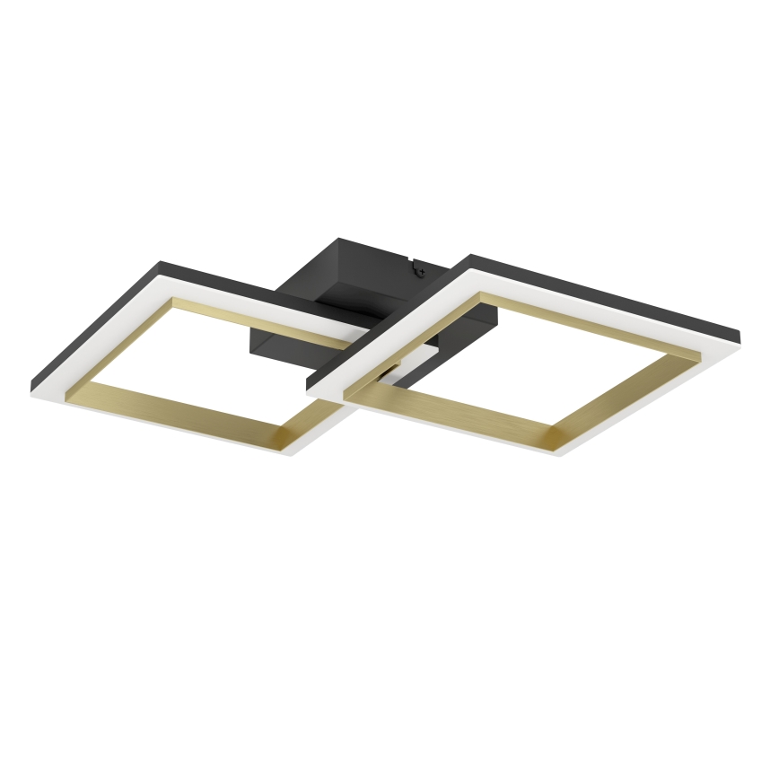 Eglo - LED Димируем плафон LED/18,4W/230V 4000K черен/златист