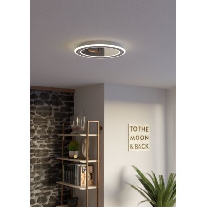 Eglo - LED Димируем плафон LED/20W/230V 2700-6500K бял + дистанционно управление