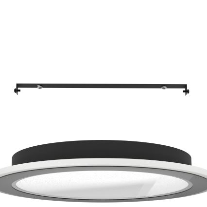 Eglo - LED Димируем плафон LED/20W/230V 2700-6500K черен + дистанционно управление