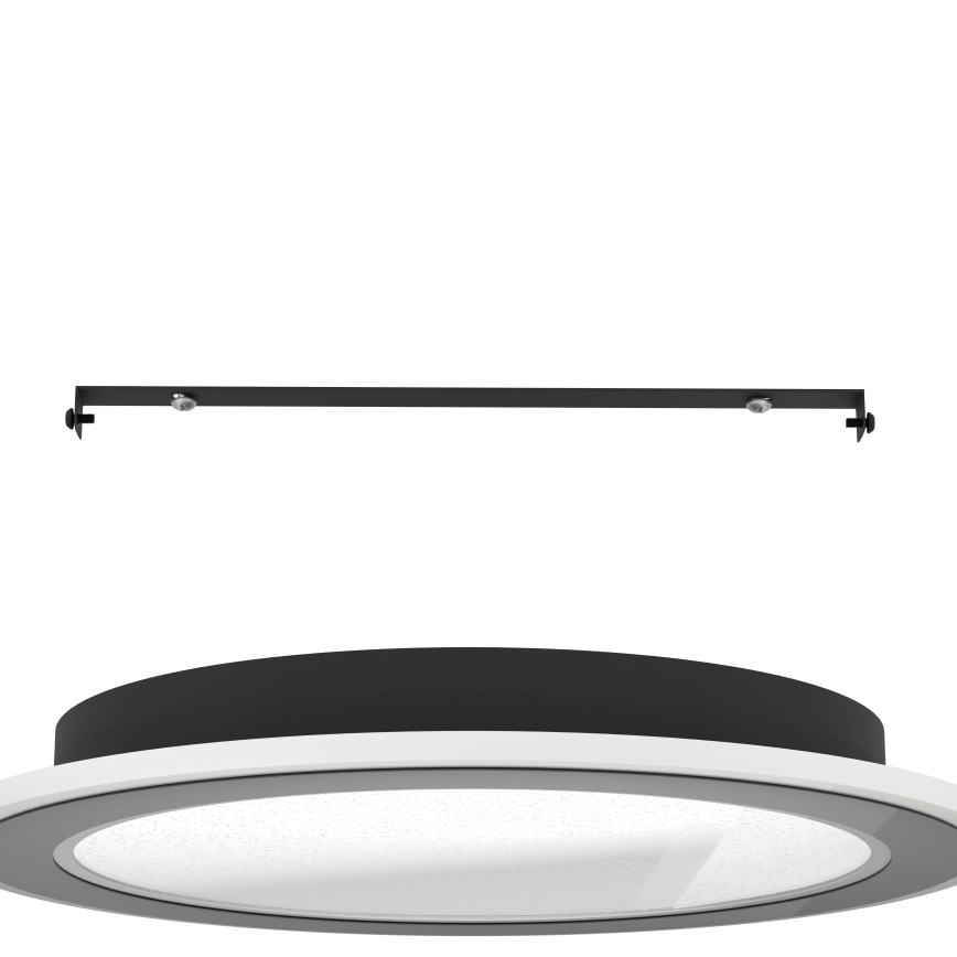 Eglo - LED Димируем плафон LED/20W/230V 2700-6500K черен + дистанционно управление