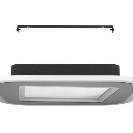 Eglo - LED Димируем плафон LED/20W/230V 2700-6500K черен + дистанционно управление