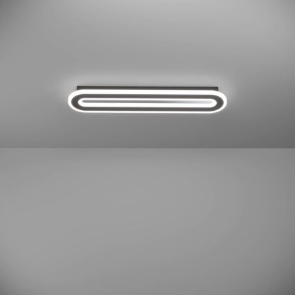 Eglo - LED Димируем плафон LED/20W/230V 2700-6500K черен + дистанционно управление