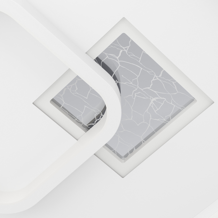 Eglo - LED Плафониера 1xLED/16,2W/230V + 1xLED/9,2W 38x38 см бял
