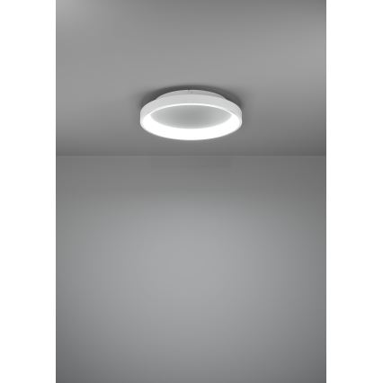 Eglo - LED Димируем плафон LED/12W/230V 2700-6500K бял + дистанционно управление