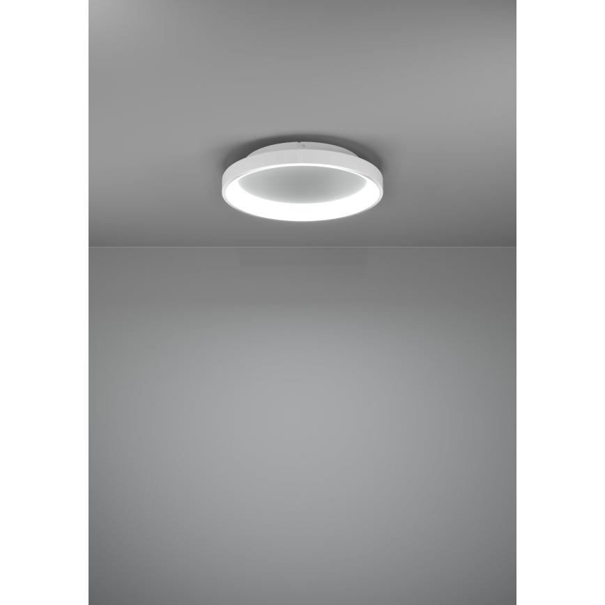 Eglo - LED Димируем плафон LED/12W/230V 2700-6500K бял + дистанционно управление