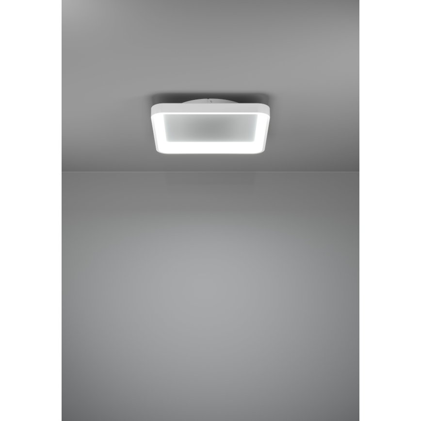 Eglo - LED Димируем плафон LORETELLO LED/12W/230V бял + дистанционно управление