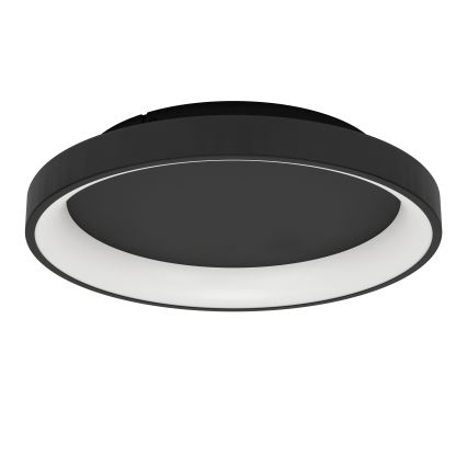 Eglo - LED Димируем плафон LED/12W/230V 2700-6500K черен + дистанционно управление