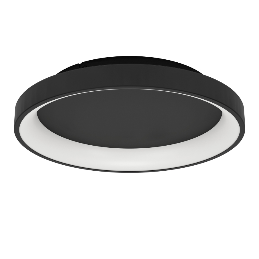 Eglo - LED Димируем плафон LED/12W/230V 2700-6500K черен + дистанционно управление
