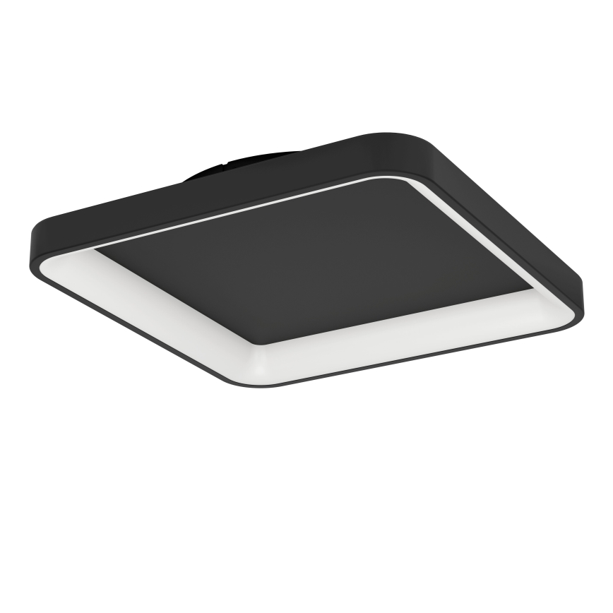 Eglo - LED Димируем плафон LED/12W/230V 2700-6500K черен + дистанционно управление