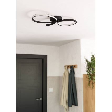 Eglo - LED Плафониера LED/21W/230V 3000K черен