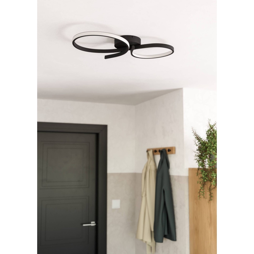 Eglo - LED Плафониера LED/21W/230V 3000K черен