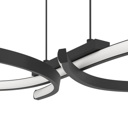 Eglo - LED Пендел LED/21W/230V 3000K черен