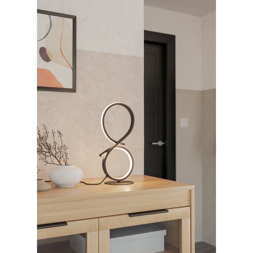 Eglo - LED Настолна лампа LED/11,4W/230V 3000K черен